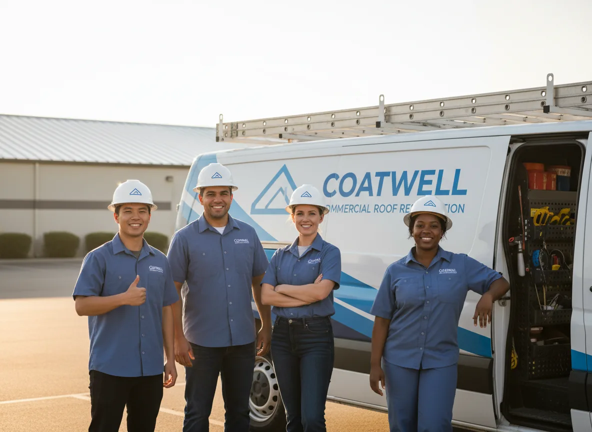 Commercial roof coating company in Albia, IA
